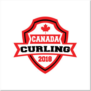 Team Canada Curling 2018! Posters and Art